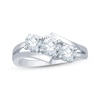 Thumbnail Image 1 of Diamond Three-Stone Anniversary Ring 1 ct tw 14K White Gold