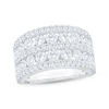 Thumbnail Image 1 of Lab-Grown Diamonds by KAY Five-Row Anniversary Ring 3 ct tw 14K White Gold