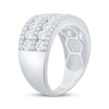 Thumbnail Image 2 of Lab-Grown Diamonds by KAY Five-Row Anniversary Ring 3 ct tw 14K White Gold