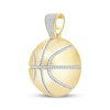 Thumbnail Image 2 of Men's Diamond Basketball Charm 3/8 ct tw 10K Yellow Gold