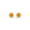 Thumbnail Image 2 of Children's Round-Cut Citrine Stud Earrings 14K Yellow Gold