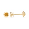 Thumbnail Image 3 of Children's Round-Cut Citrine Stud Earrings 14K Yellow Gold