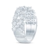 Thumbnail Image 2 of Monique Lhuillier Bliss Pear-Shaped, Marquise & Round-Cut Lab-Grown Diamond Anniversary Ring 2 ct tw 18K White Gold