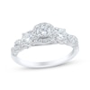 Thumbnail Image 1 of Round-Cut Diamond Three-Stone Engagement Ring 1 ct tw 14K White Gold