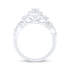 Thumbnail Image 2 of Round-Cut Diamond Three-Stone Engagement Ring 1 ct tw 14K White Gold