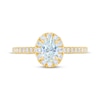 Thumbnail Image 3 of THE LEO First Light Diamond Oval & Round-Cut Engagement Ring 3/4 ct tw 14K Yellow Gold