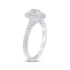 Thumbnail Image 1 of THE LEO First Light Diamond Oval & Round-Cut Engagement Ring 5/8 ct tw 14K White Gold