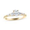 Thumbnail Image 1 of Oval, Pear, Marquise & Round-Cut Diamond Engagement Ring 3/4 ct tw 14K Yellow Gold