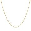 Thumbnail Image 1 of Solid Wheat Chain Necklace 1.3mm 14K Yellow Gold 18&quot;