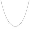 Thumbnail Image 1 of Solid Wheat Chain Necklace 1.3mm 14K White Gold 18&quot;