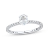 Thumbnail Image 1 of Certified Oval-Cut Diamond Engagement Ring 3/4 ct tw Platinum