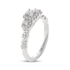 Thumbnail Image 2 of THE LEO Diamond Princess-Cut Three-Stone Engagement Ring 1/2 ct tw 14K White Gold