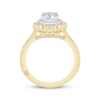 Thumbnail Image 3 of Monique Lhuillier Bliss Round-Cut Lab-Grown Diamond Engagement Ring 1-7/8 ct tw 18K Two-Tone Gold