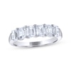 Thumbnail Image 1 of THE LEO Legacy Lab-Grown Diamond Emerald-Cut Anniversary Ring 2 ct tw 14K White Gold