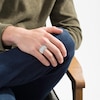 Thumbnail Image 3 of Men's Lab-Grown Diamonds by KAY Emerald & Round-Cut Ring 2 ct tw 10K White Gold