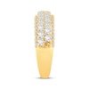 Thumbnail Image 1 of Diamond Multi-Row Anniversary Ring 1-1/2 ct tw 10K Yellow Gold