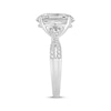 Thumbnail Image 2 of Lab-Grown Diamonds by KAY Oval-Cut Twist Shank Engagement Ring 4-1/4 ct tw 14K White Gold