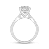 Thumbnail Image 3 of Lab-Grown Diamonds by KAY Oval-Cut Twist Shank Engagement Ring 4-1/4 ct tw 14K White Gold