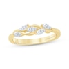 Thumbnail Image 1 of Monique Lhuillier Bliss Marquise-Cut Lab-Grown Diamond Anniversary Ring 1/3 ct tw 18K Yellow Gold