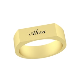 6mm Engravable Fashion Ring (1 Line)