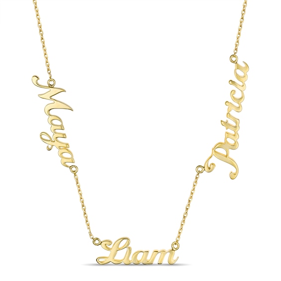 Family Nameplate Necklace