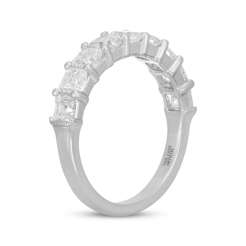 Main Image 2 of Neil Lane Artistry Asscher-Cut Lab-Grown Diamond Anniversary Ring 2 ct tw 14K White Gold