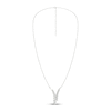 Thumbnail Image 1 of Lab-Created Diamonds by KAY Bypass Necklace 1 ct tw 14K White Gold