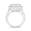 Thumbnail Image 2 of Multi-Diamond Halo Engagement Ring 4 ct tw 10K White Gold