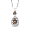 Thumbnail Image 1 of Le Vian Diamond Teardrop Necklace 1/6 ct tw 14K Vanilla Gold 19&quot;