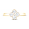 Thumbnail Image 3 of Diamond Clover Fashion Ring 1/2 ct tw 18K Yellow Gold