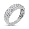 Thumbnail Image 2 of Diamond Two-Row Ring 1/2 ct tw 14K White Gold