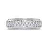 Thumbnail Image 3 of Diamond Two-Row Ring 1/2 ct tw 14K White Gold