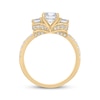 Thumbnail Image 3 of Round-Cut Diamond Three-Stone Engagement Ring 1-1/2 ct tw 10K Yellow Gold