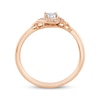 Thumbnail Image 3 of Diamond Promise Ring 1/10 ct tw24K Rose Gold Vermeil Sterling Silver