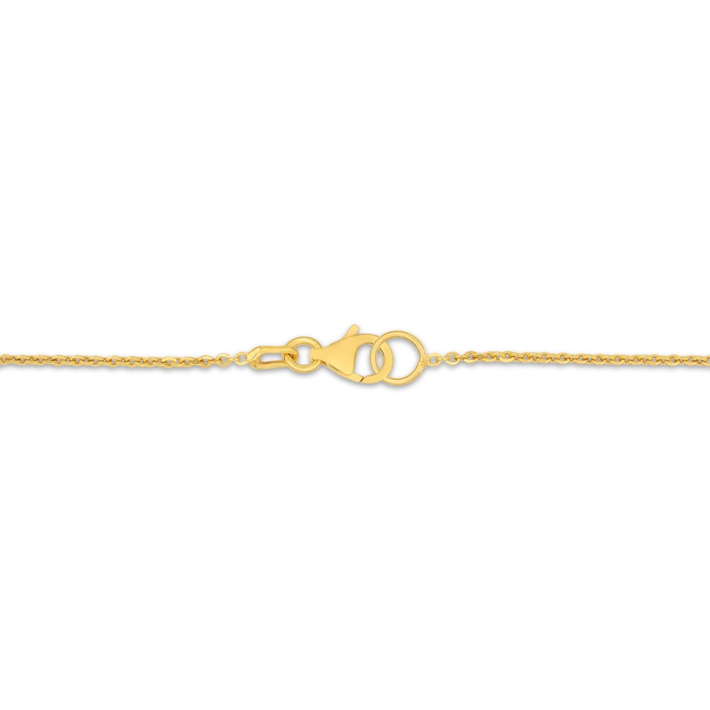 Main Image 3 of Heart Necklace 14K Yellow Gold 18&quot;