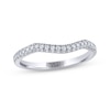 Thumbnail Image 1 of THE LEO Legacy Lab-Grown Diamond Contoured Wedding Band 1/5 ct tw 14K White Gold