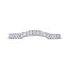 Thumbnail Image 3 of THE LEO Legacy Lab-Grown Diamond Contoured Wedding Band 1/5 ct tw 14K White Gold