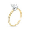 Thumbnail Image 2 of Certified Marquise-Cut Diamond Solitaire Engagement Ring 1 ct tw 14K Yellow Gold (I/I1)