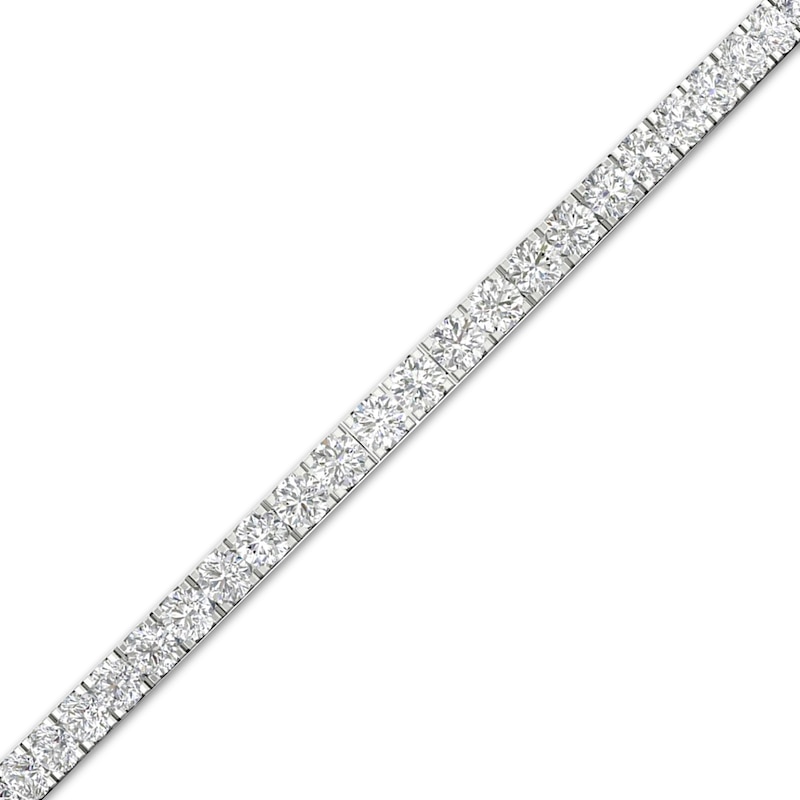 Lab-Grown Diamonds by KAY Flex Bangle Bracelet 2 ct tw 14K White Gold & Titanium