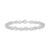 Thumbnail Image 0 of Diamond Infinity Link Bracelet 1/2 ct tw Sterling Silver 7.25"