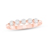 Thumbnail Image 1 of Diamond Five-Stone Anniversary Ring 1/2 ct tw 14K Rose Gold