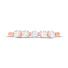 Thumbnail Image 3 of Diamond Five-Stone Anniversary Ring 1/2 ct tw 14K Rose Gold