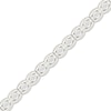 Thumbnail Image 2 of Diamond Scalloped Link Bracelet 1/4 ct tw Sterling Silver 7.25&quot;