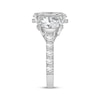 Thumbnail Image 2 of Adore Oval-Cut Lab-Grown Diamond Three-Stone Engagement Ring 7-3/4 ct tw 14K White Gold