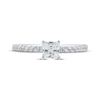 Thumbnail Image 3 of Certified Princess-Cut Diamond Engagement Ring 3/4 ct tw Platinum