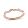 Thumbnail Image 1 of THE LEO First Light Diamond Scalloped Wedding Band 1/5 ct tw 14K Rose Gold