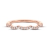 Thumbnail Image 3 of THE LEO First Light Diamond Scalloped Wedding Band 1/5 ct tw 14K Rose Gold