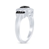 Thumbnail Image 1 of Black Diamond Accent Ring Sterling Silver
