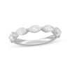 Thumbnail Image 1 of Neil Lane Artistry Marquise-cut Lab-Grown Diamond Anniversary Band 1-1/2 ct tw 14K White Gold