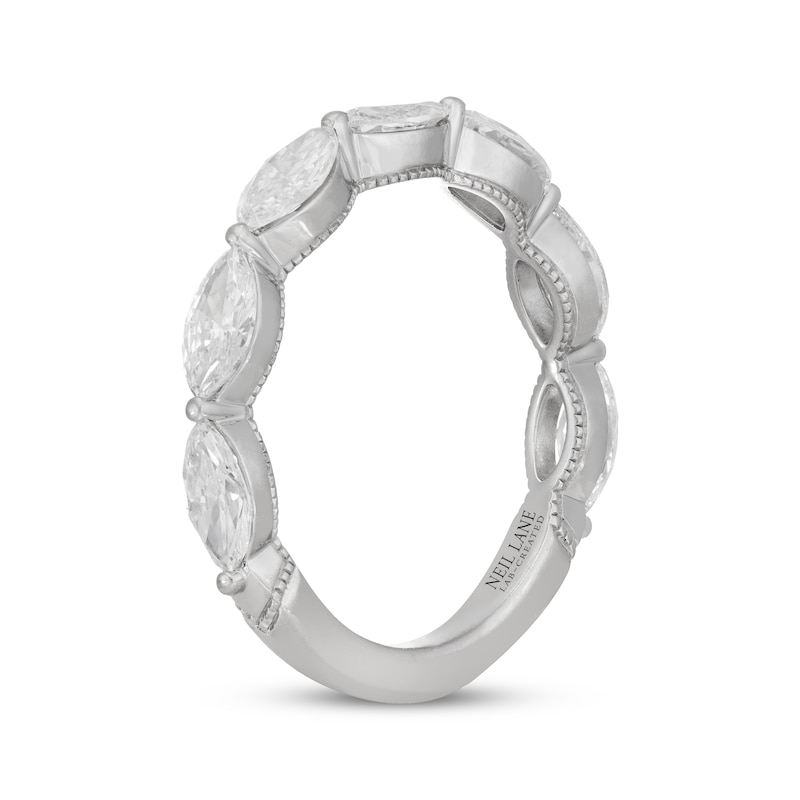 Main Image 2 of Neil Lane Artistry Marquise-cut Lab-Grown Diamond Anniversary Band 1-1/2 ct tw 14K White Gold